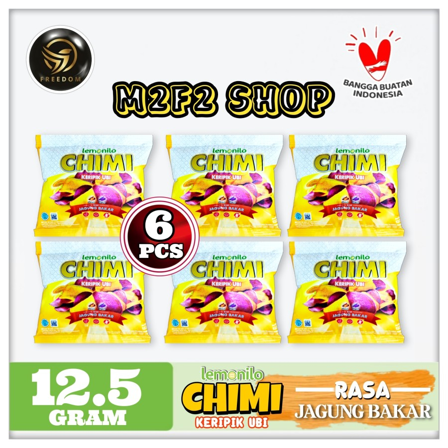 

Lemonilo Chimi Kripik Ubi Rasa Jagung Bakar Sachet - 10 gr (Kemasan 6 Pcs)