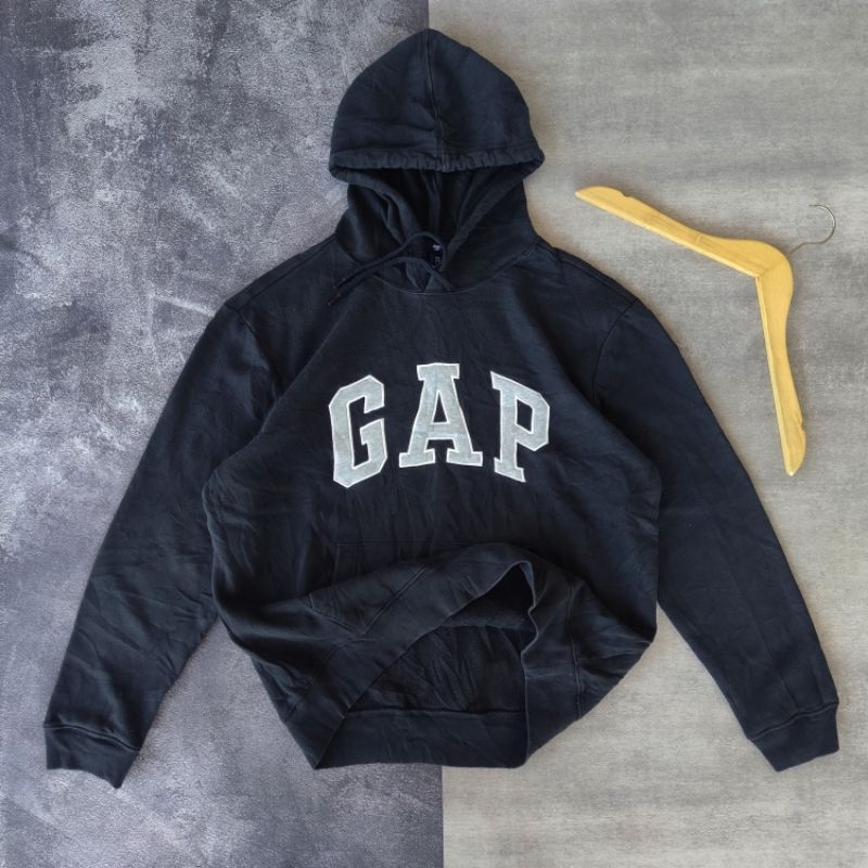 HOODIE GAP HITAM PEKAT