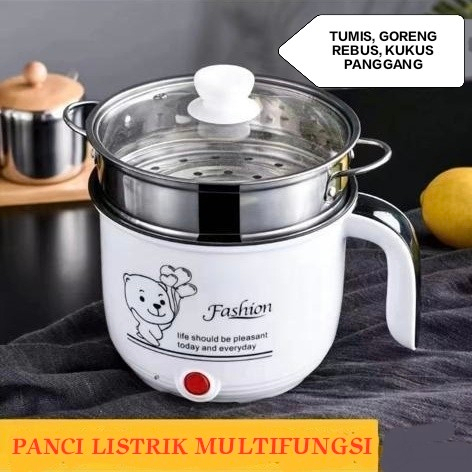 Panci Listrik Fashion Serbaguna - Steaming Pot - Multifunction Cooking Pot