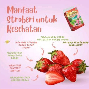 

Gomilk susu etawa plus herbal Stroberi