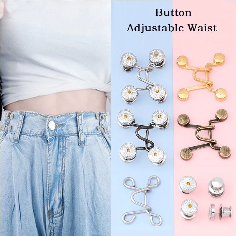 Kancing Jeans Pengecil Pinggang Celana Model Jarum Pin