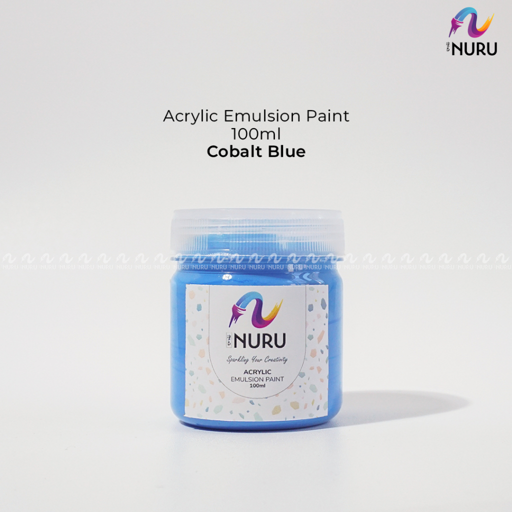 

Nuru Acrylic Emulsion Paint / Cat Akrilik | Cobalt Blue 100ml