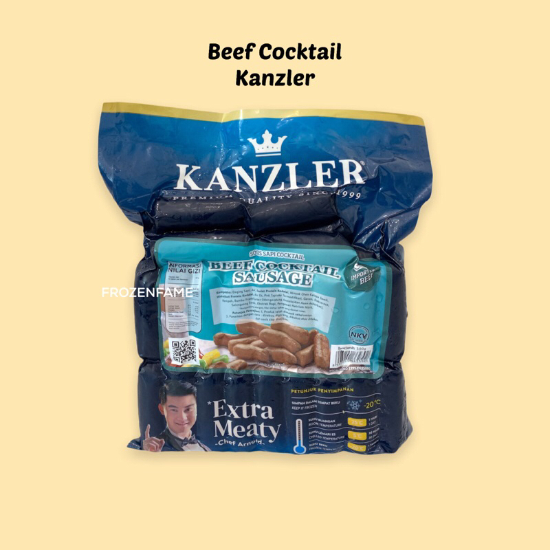 

kanzler sosis bef coktail500g dan 250g wajib ambil di strore