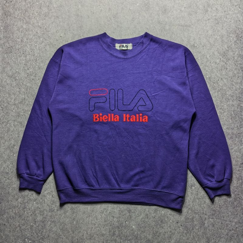 crewneck fila big logo second