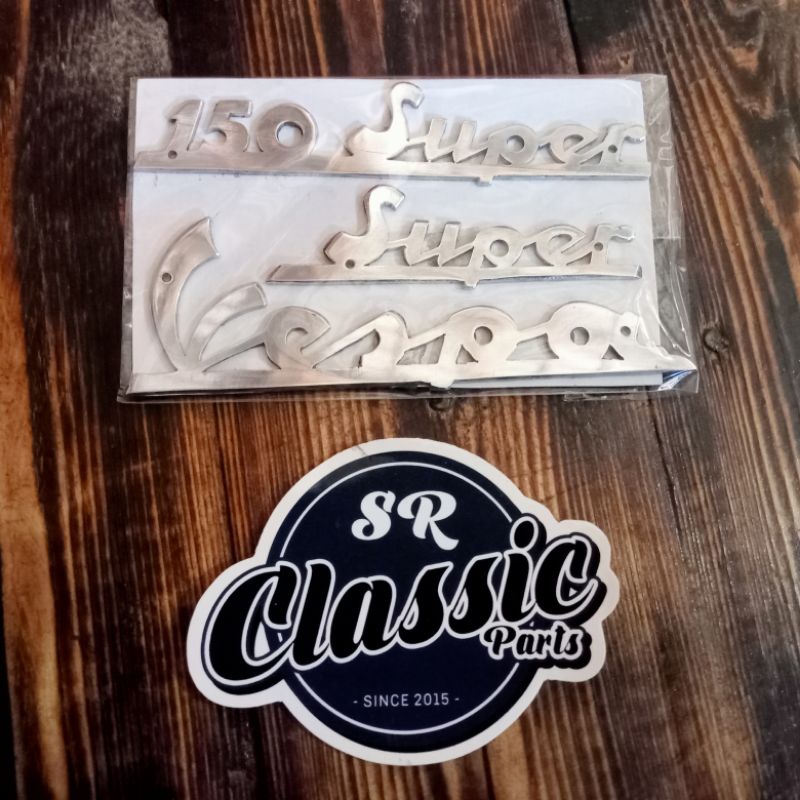emblem emblimset vespa super 66-73 detail original