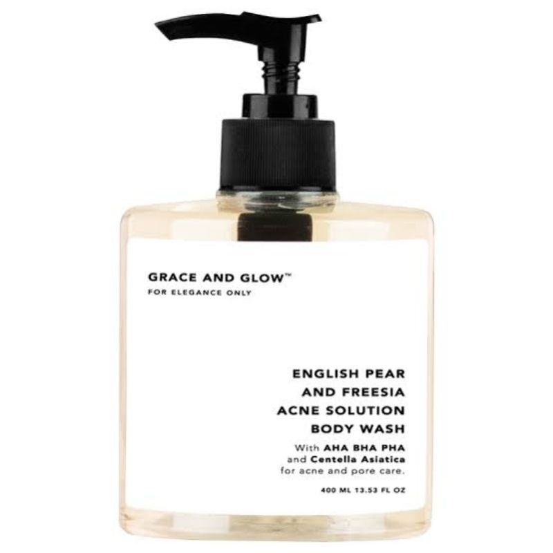 Grace &amp; Glow English Pear Acne Solution Body Wash