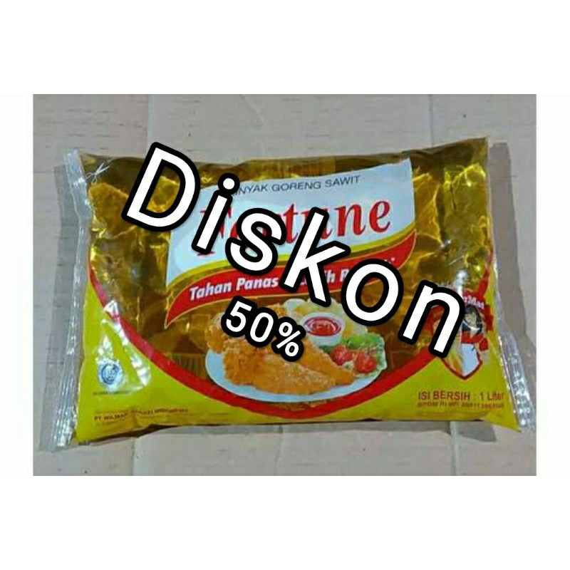 

MINYAK GORENG FORTUNE 1L DISKON 50% 10.000 AJA