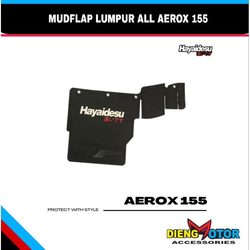 Mudflap hayaidesu Aerox dan new aerox