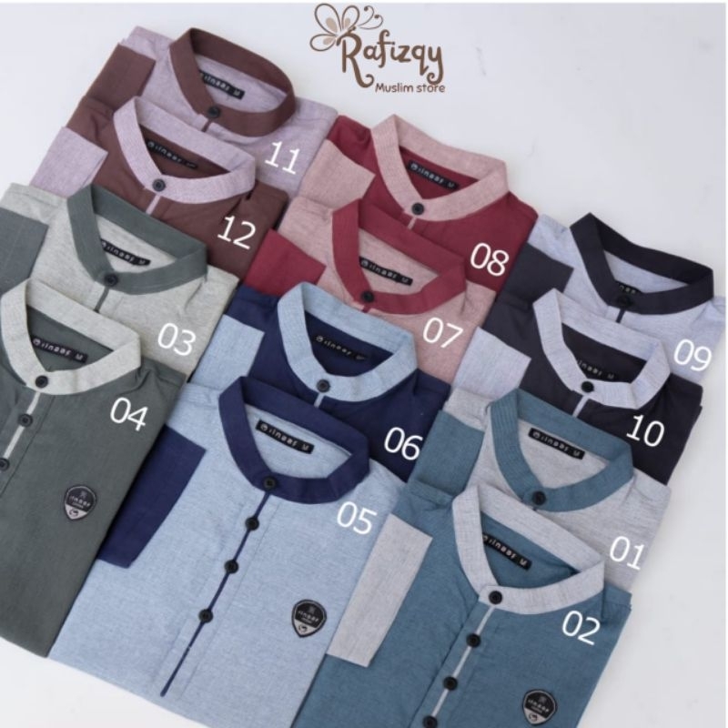 baju koko kurta anak lengan pendek by ilnaaf