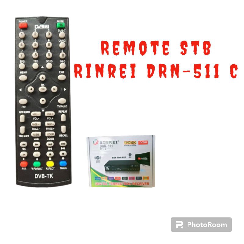 Remot Stb Rinrei Drn-511C/Remote set top box Rinrei Drn 511C