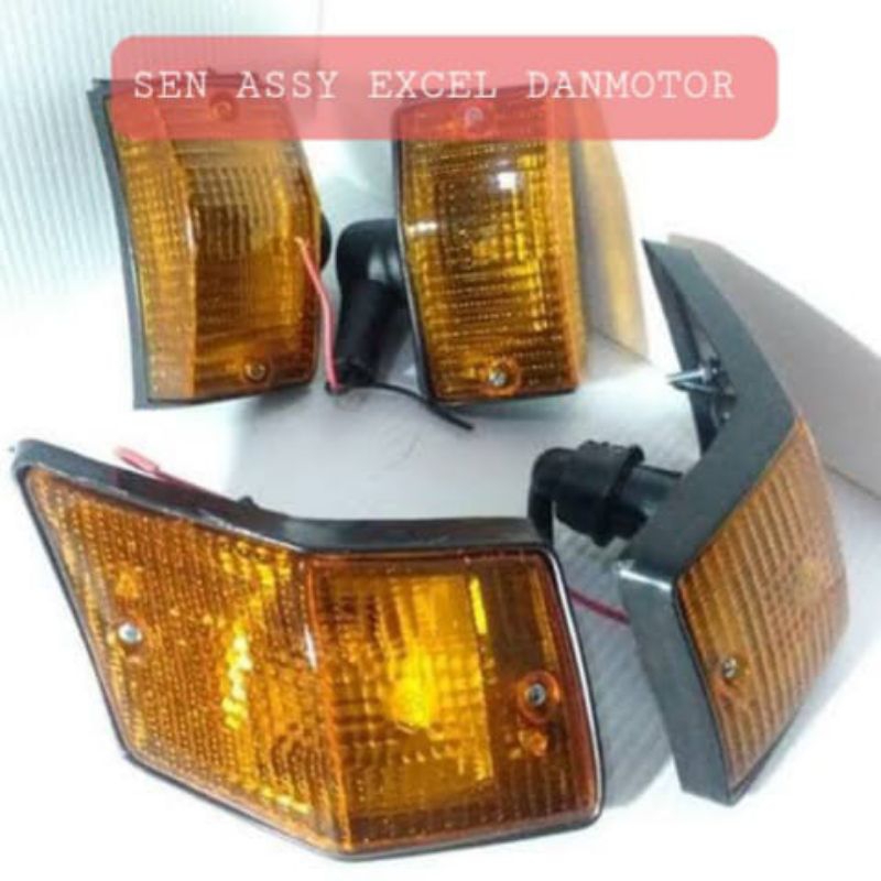 LAMPU SEIN ASSY VESPA EXCEL EXCLUSIVE DANMOTOR BIRU ORIGINAL sen reting