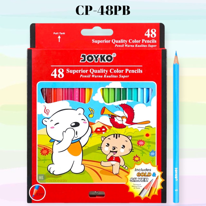 

Pensil Warna Joyko Panjang 48 Warna CP-48PB