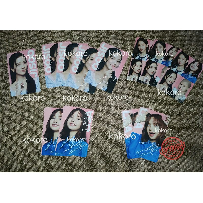 [BACA DESKRIPSI] PHOTOCARD PC BLACKPINK OFFICIAL OREO | PC ROSE R POB ROSE BLACKPINK OFFICIAL
