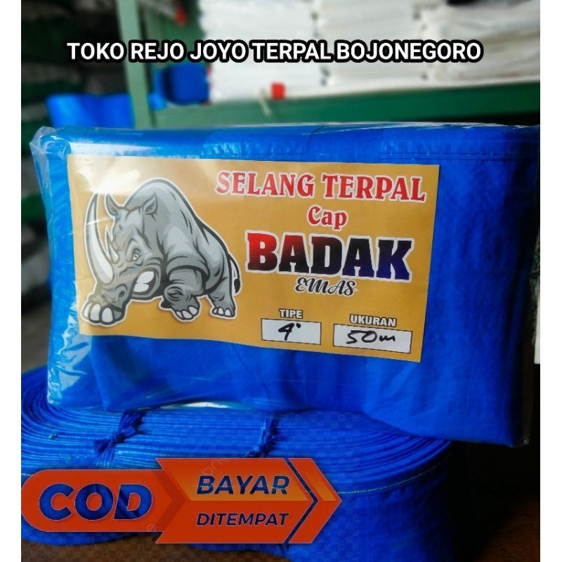 SELANG TERPAL PLASTIK 4 DIM PANJANG 50 METER