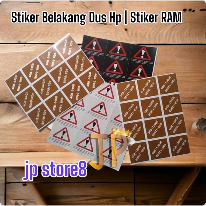 

STIKER SEGEL RAM | STIKER DUS BELAKANG HP ISI 25 PCS - SIAP KIRIM