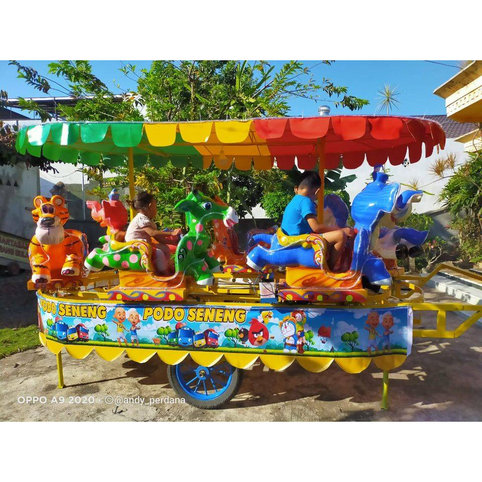 Odong-odong Kereta Panggung Animal