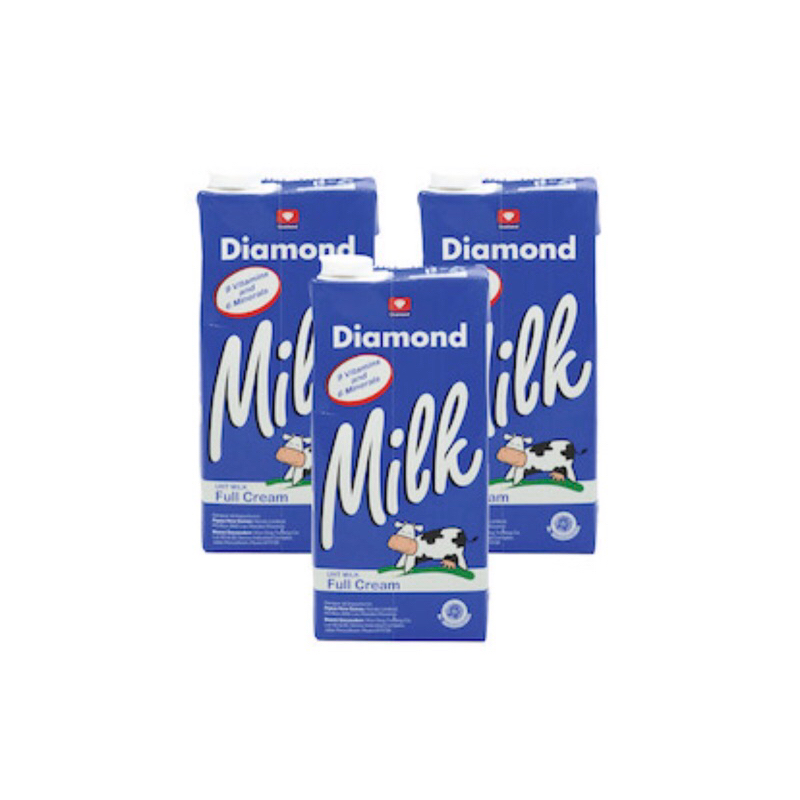 

Diamond UHT Milk Full Cream 1L (3 pcs)