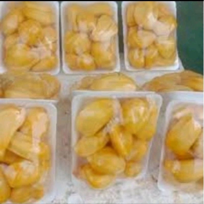 

Buah nangka mateng matang kupas per pack