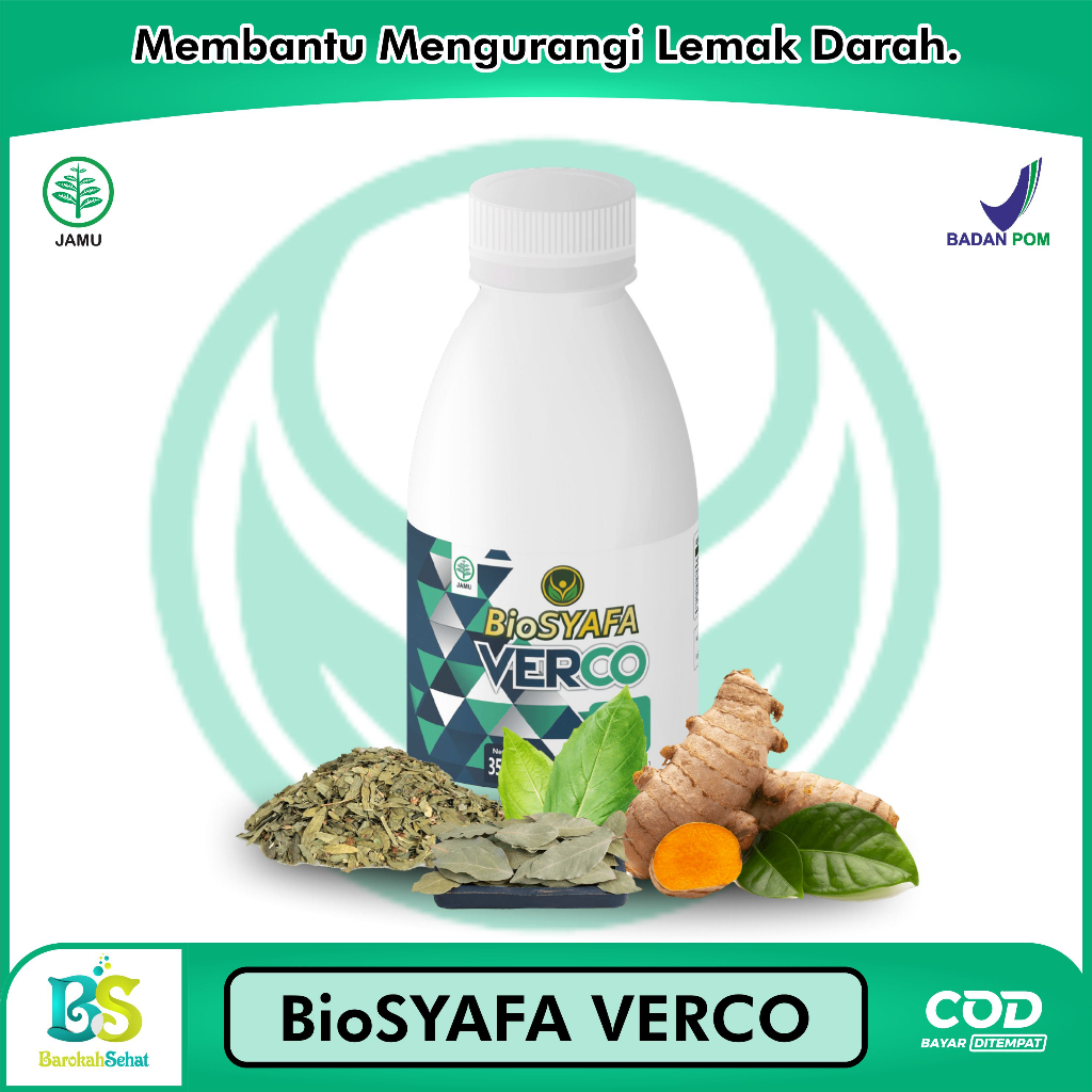 

BioSYAFA VERCO, Membantu Mengurangi Lemak Darah