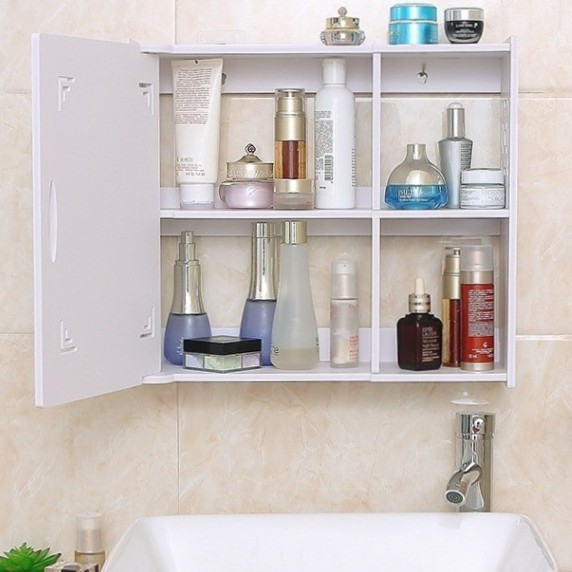 PROMO Kabinet Lemari Cabinet Kaca Cermin Atas Westafel Wastafel