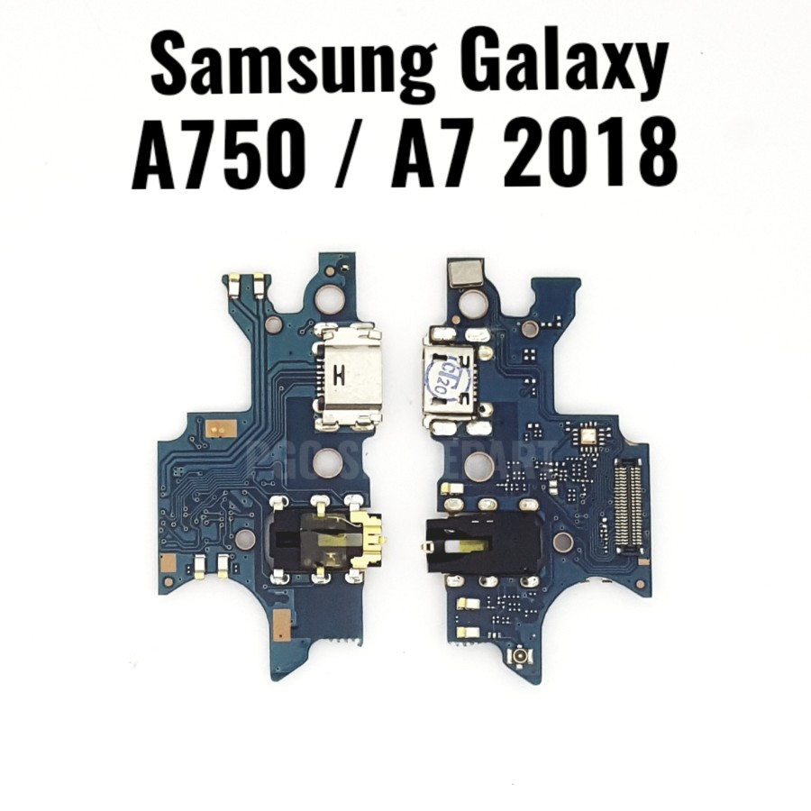 Konektor Papan PCB Charger Mic Handsfree Samsung A750  A7 2018