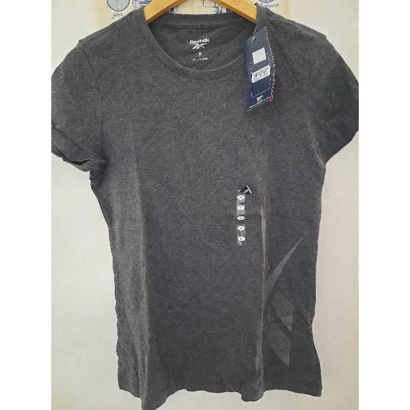 Reebok tee women kaos reebok wanita abu