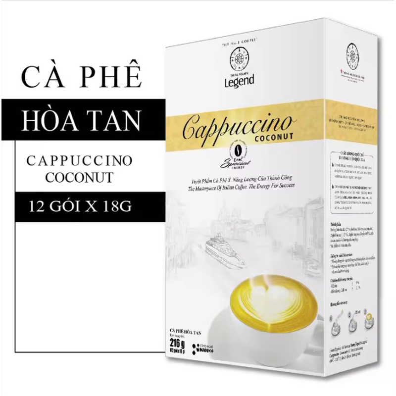 

Cà phê hòa tan / Trung Nguyen Legend - 12 sticks / 18gr ( ORIGINAL VIETNAM)