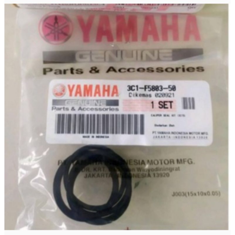 Seal Caliper Depan Set Original Genuine Yamaha Vixion Byson R15 Xabre / 3C1-F5803-50