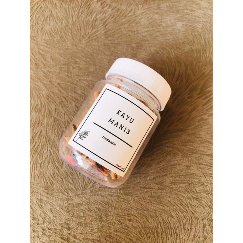 

KAYU MANIS 50 GRAM - REMPAH BUBUK - BUMBU DAPUR - BOTOL BUMBU ESTETIK