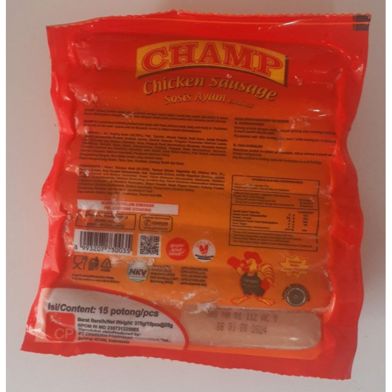 

Sosis Champ 375gr