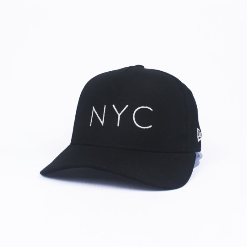 Topi Baseball New Era NYC Black OSFA Adjustable Second Murah Original