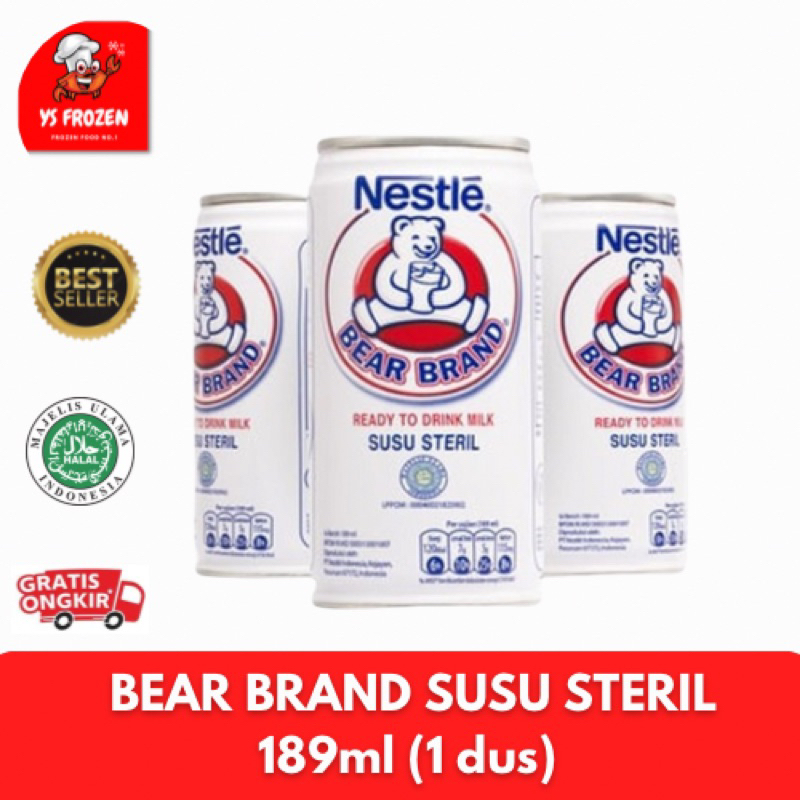 

SUSU STERIL BEAR BRAND 189ml / BEAR BRAND SUSU STERIL 30pcs