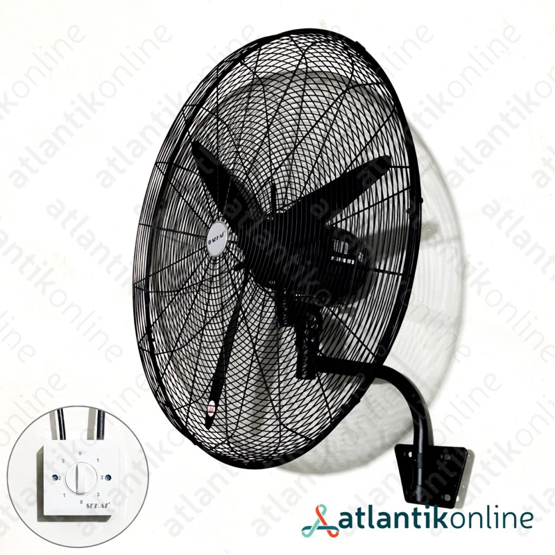 Industrial wall fan kipas angin 30" inch besi SEKAI IWF 3077 IWF3077