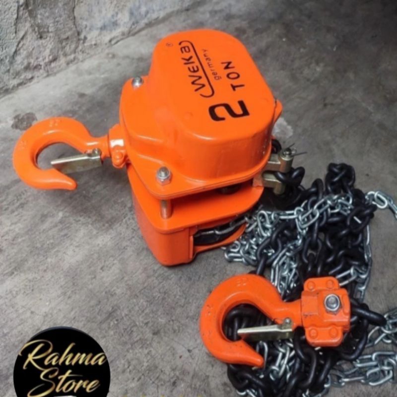 Takel chain block 2 ton x 15 meter WEKA Germany chain block manual