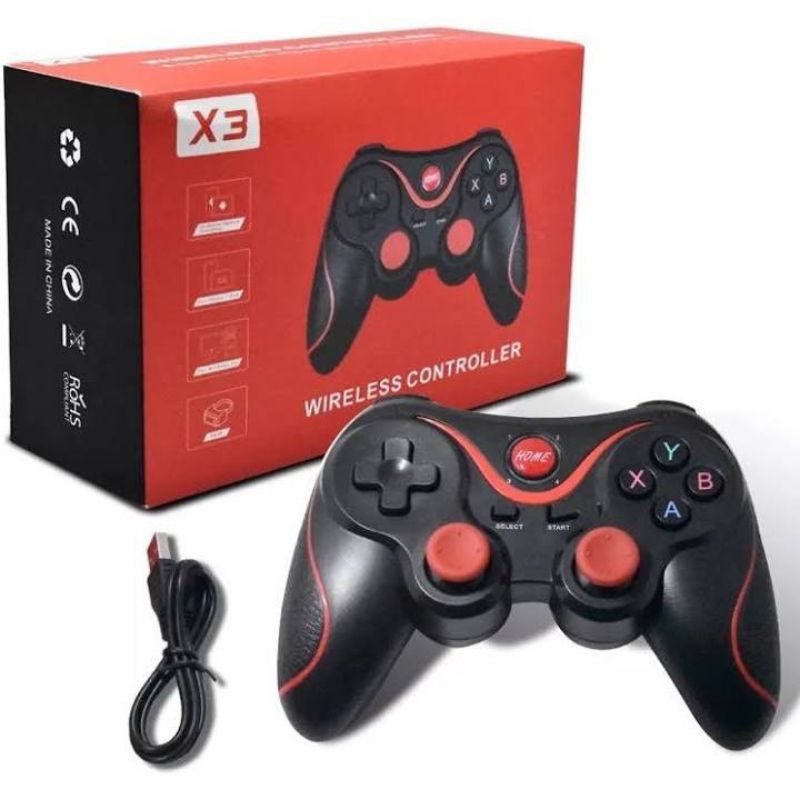 Gamepad X3 Original bluetooth smartphone joystick PC holder wireless