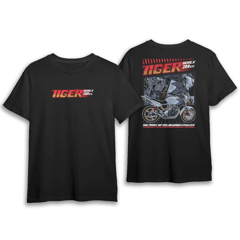 Tiger Herex T-Shirt | Kaos Motor Honda Tiger Herex