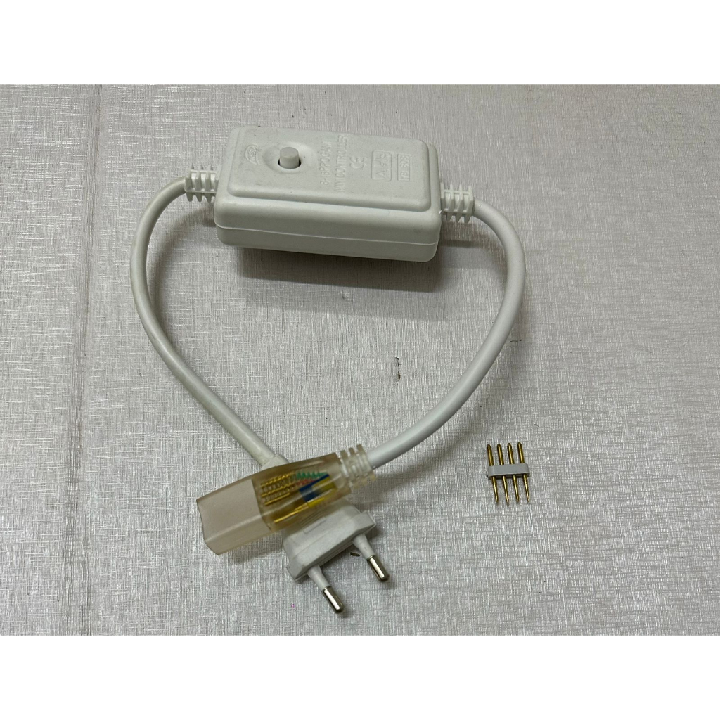 Soket Lampu Selang Rgb Led 5050 colokan flaser rope 4pin/4jalur