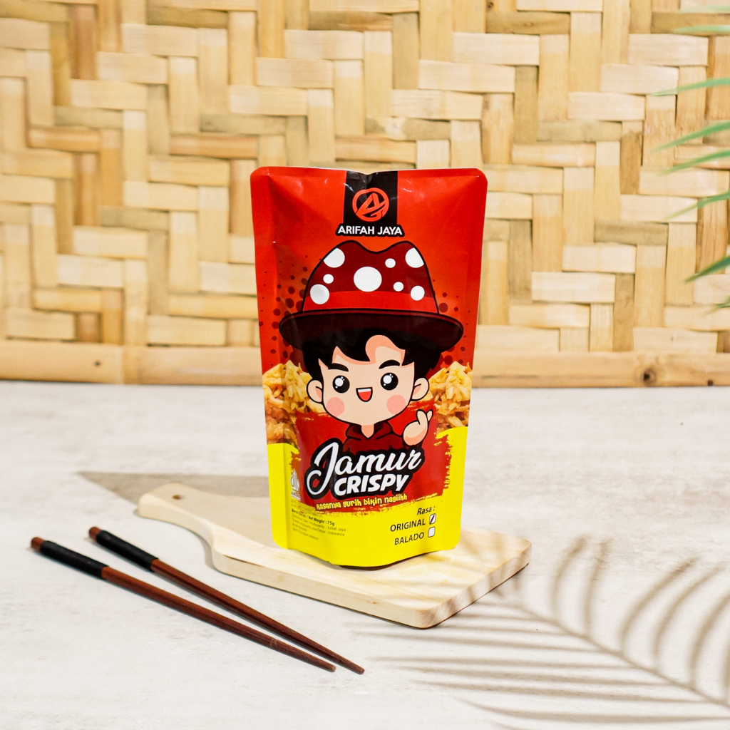 

keripik jamur renyah kriuk jamur crispy anti minyak dengan proses spinnering murah tanpa bahan pengawet