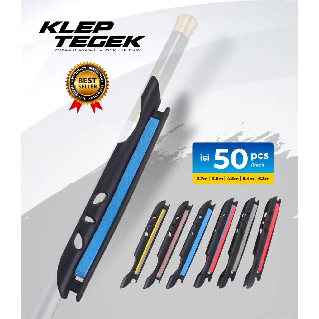 Klep Tegek / Gulungan Senar Benang Tali Pancing pada Joran