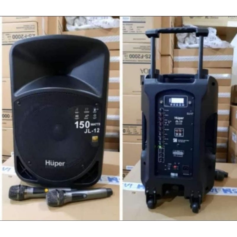 SPEAKER PORTABLE 12 INCH AKITIF HUPER JL 12/ HUPER JL12