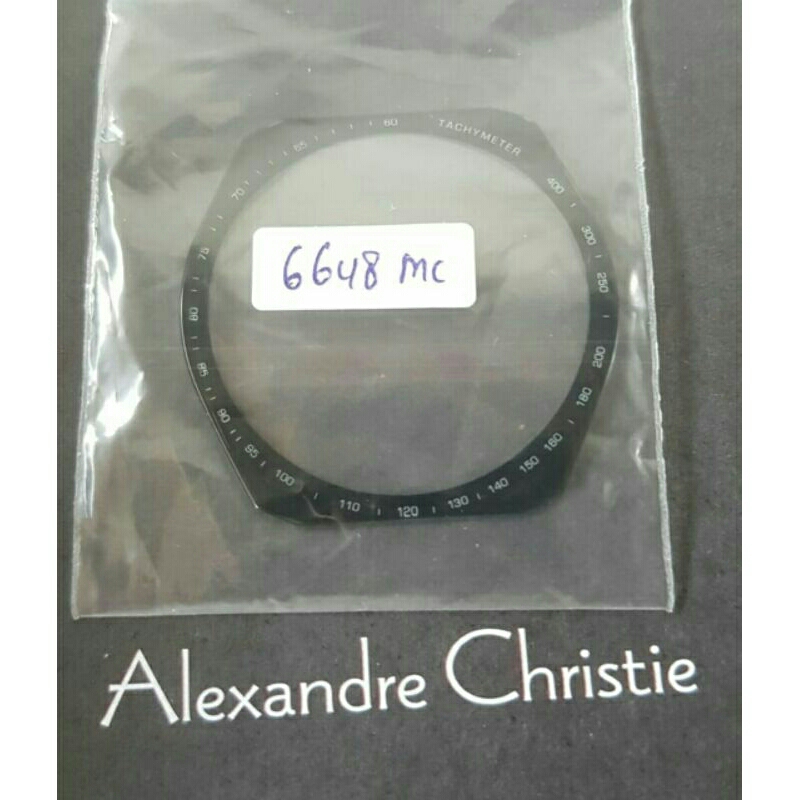 Kaca jam tangan pria Alexandre Christie 6648MC original
