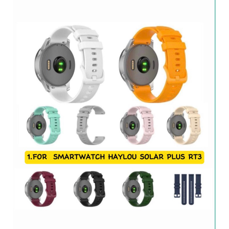 Strap/Tali Jam Smartwatch For Haylou Solar Plus RT3 - 22mm Silicone