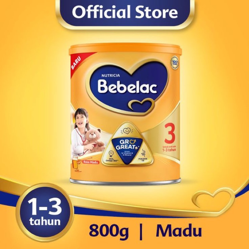 SUSU BUBUK BEBELAC MADU 1-3TAHUN