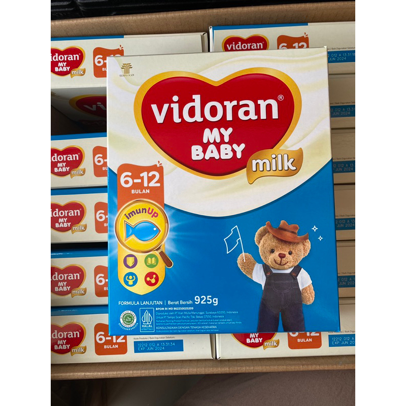 Vidoran My Baby Nutriplex Susu Formula 6-12 Bulan [925 g]