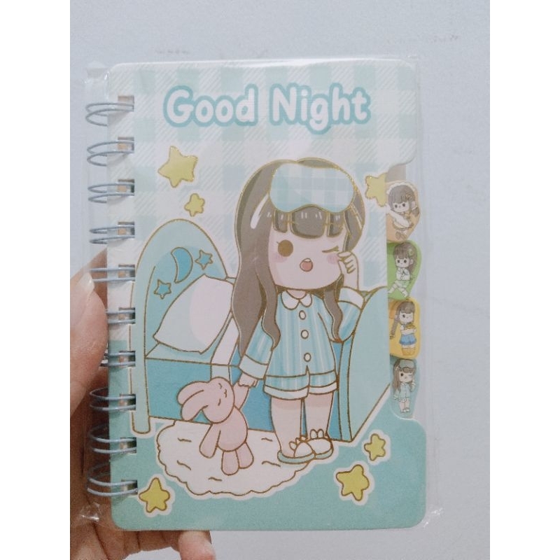 

Notebook Ring Sekat Bermotif Cewe Gemoy,Buku tulis,buku catatan