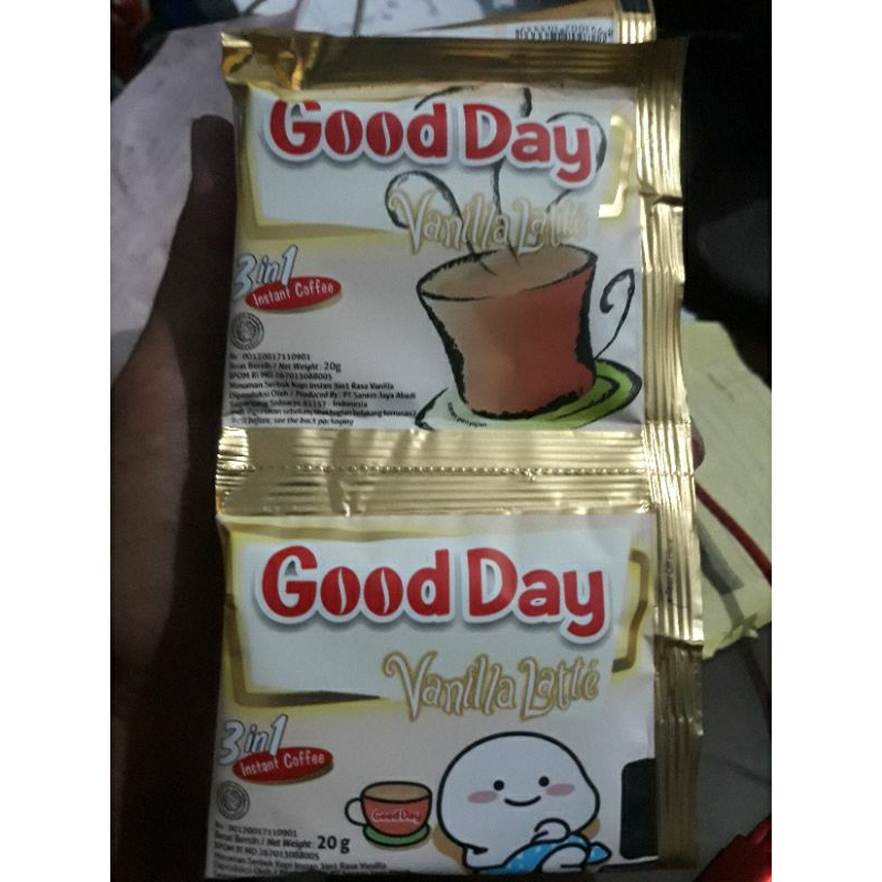 

Good Day Vanilla Latte Renteng Isi 10 Sachet