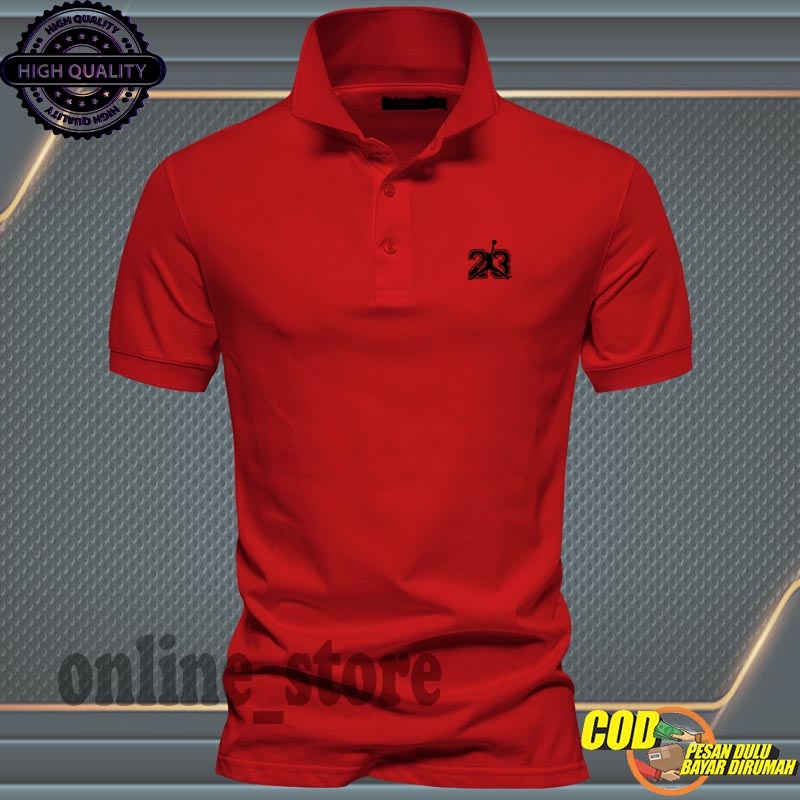 BARU .... Baju Kaos Polo Pria Lengan Pendek / Baju Kaos Polo Casual Pria Premium / Kaos Polo Distro 
