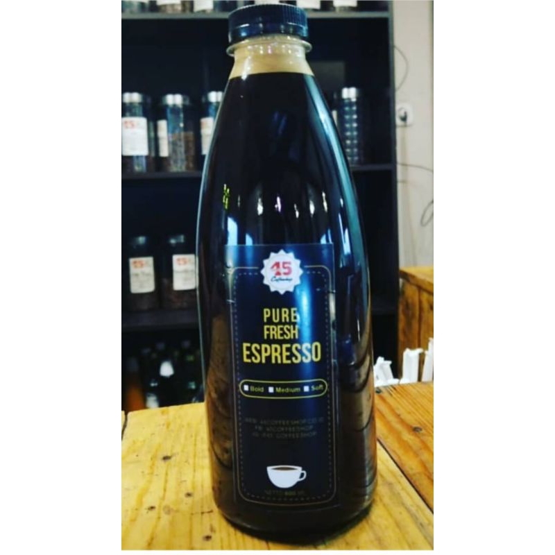 

espresso liquid (espresso cair) bahan baku minuman kopi kekinian