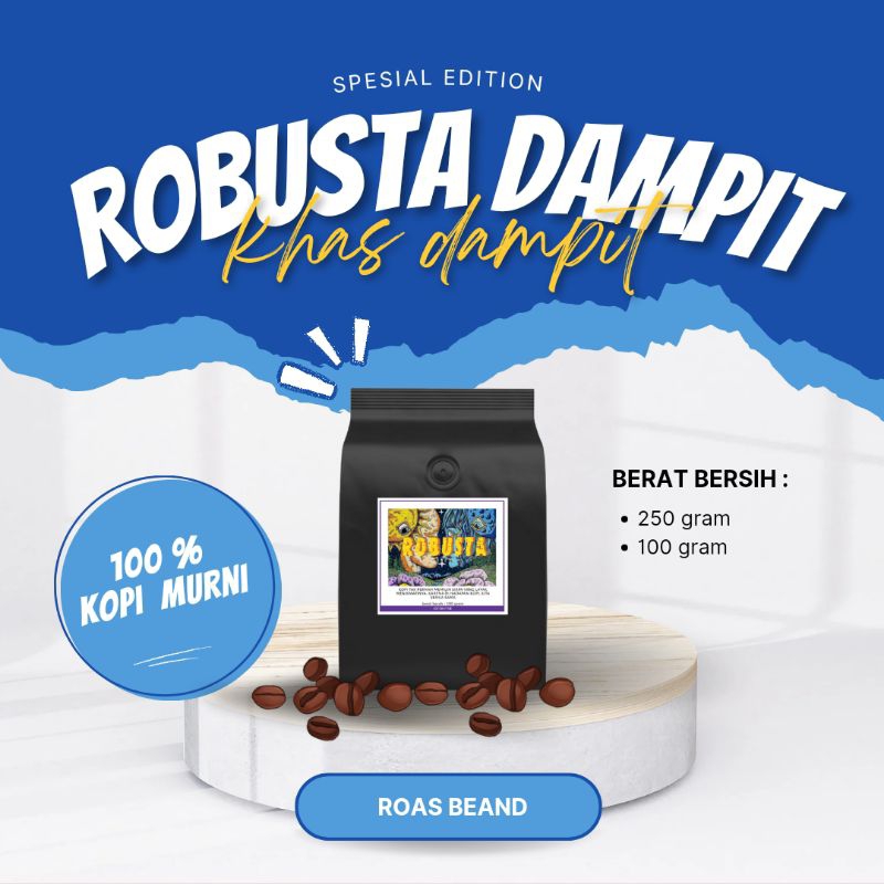 

kopi robusta dampit tampa campuran dari petani langsung