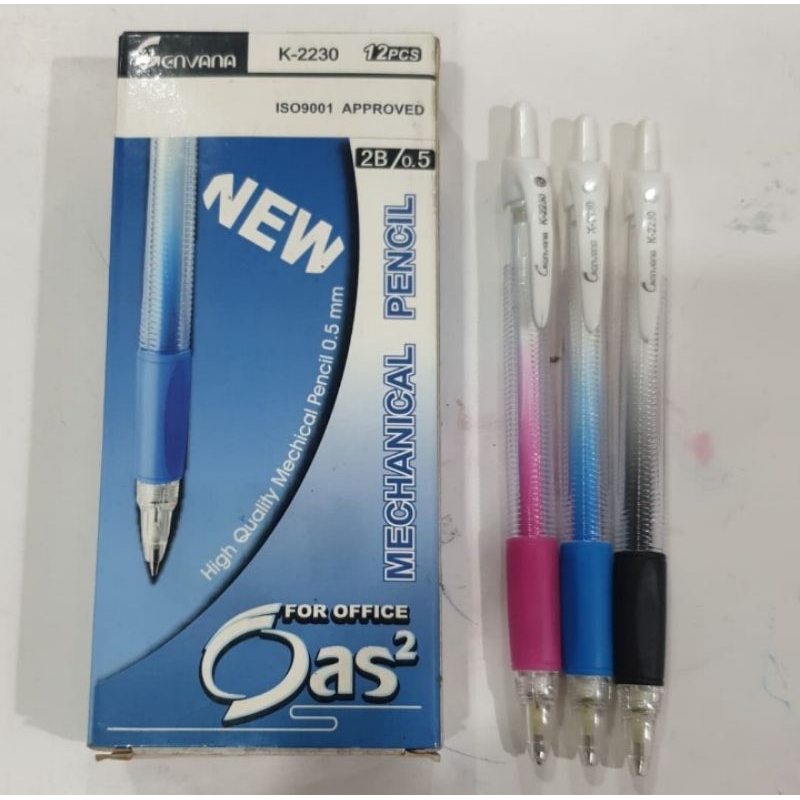 

Pensil mekanik +Isi pensil fancy 2B 0.5 mm